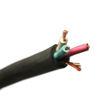 Fexilble and oil resistant 4 core rubber wire cable